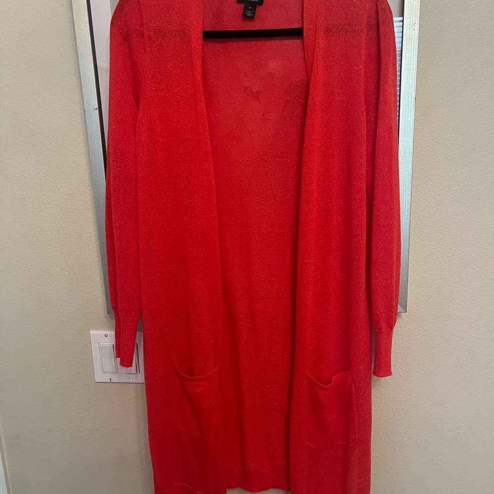 Halogen Vibrant Red Women's Cardigan